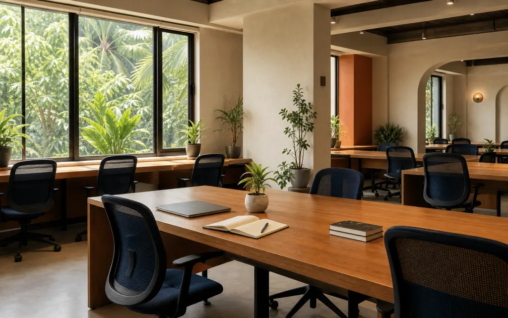 Elevate Study Space seating shown in the student app