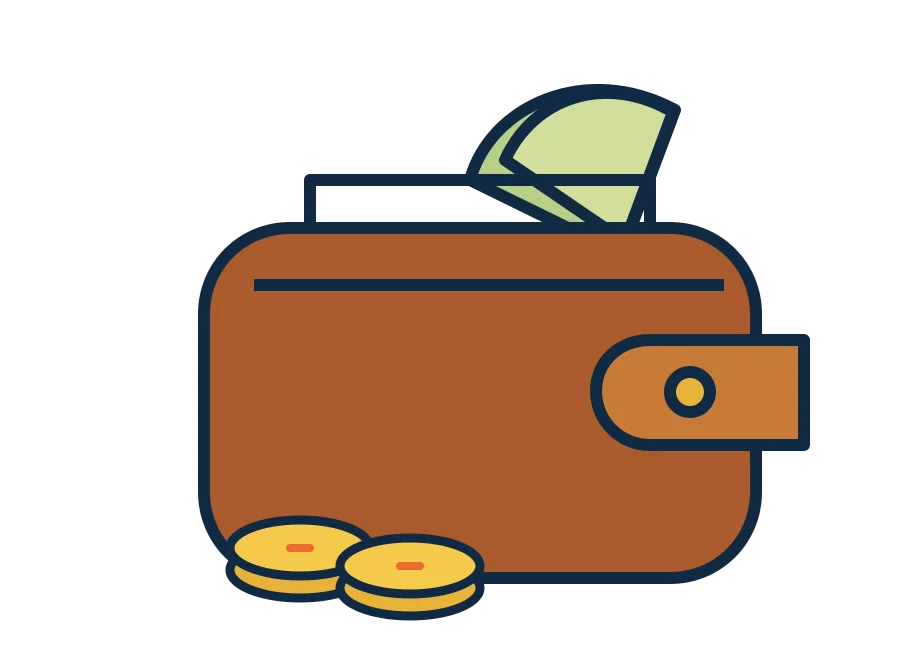 Illustration of the Elevate Student App wallet